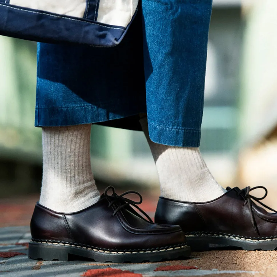 ROTOTO / Double Face Mini Crew Socks Organic Cotton