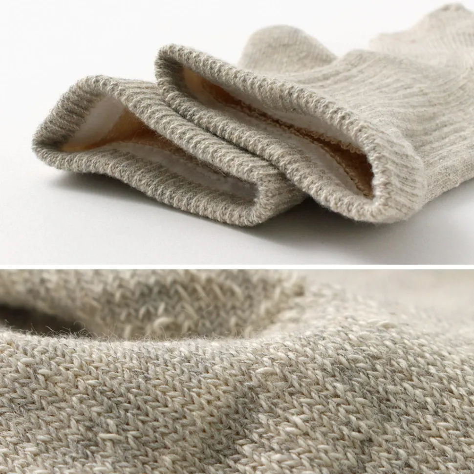 ROTOTO / Double Face Mini Crew Socks Organic Cotton