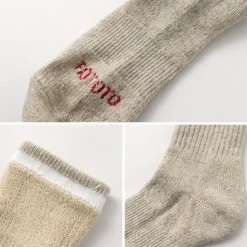 ROTOTO / Double Face Mini Crew Socks Organic Cotton