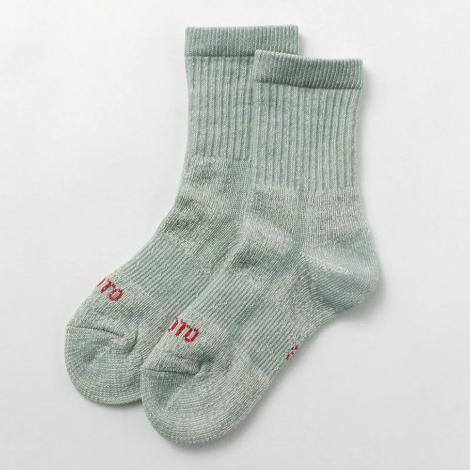 ROTOTO / Double Face Mini Crew Socks Organic Cotton