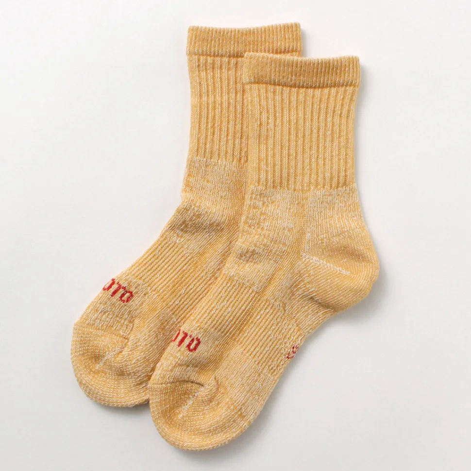 ROTOTO / Double Face Mini Crew Socks Organic Cotton