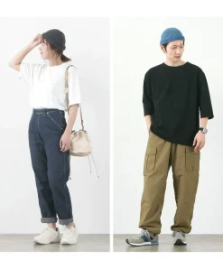 ROTOTO / Indigo Cotton Roll Up Beanie