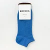 ROTOTO / Linen Cotton Rib Socks Short