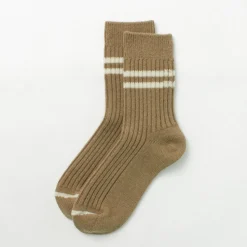 ROTOTO / Merino Lambs Wool Striped Socks