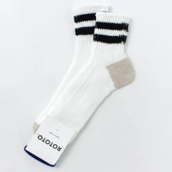 ROTOTO / O.S. Ribbed ankle socks