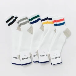 ROTOTO / O.S. Ribbed ankle socks