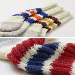 ROTOTO / R1255 Coarse Ribbed Old School Socks