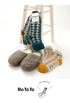 ROTOTO / R1179 Comfy Room Socks SANKAKU