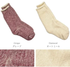 ROTOTO / R1001 Double Face Socks