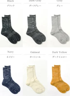 ROTOTO / R1066 Japanese Paper Pile Socks