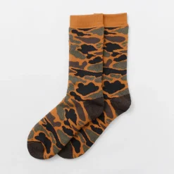 ROTOTO / R1339 Pile camo crew socks
