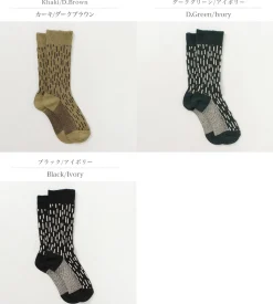 ROTOTO / Raindrop Crew Socks