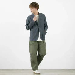 SAGE DE CRET / Ripstop stretch peg top work pants