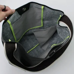 SENTI / Dyneema Leather Box Type Shoulder Bag