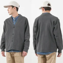 SI / Moss Stitch Pigment Cardigan