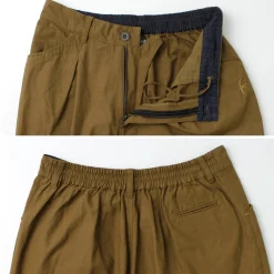 SLOW HANDS / Back Satin Poofy Tuck Pants