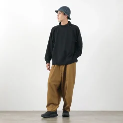 SLOW HANDS / Back Satin Poofy Tuck Pants