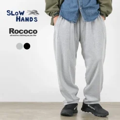 SLOW HANDS / Cotton Fleece Moroccan Pants