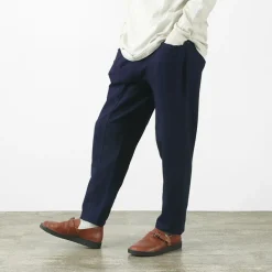 SLOW HANDS / Denim Stretch Pile Wandering Pants