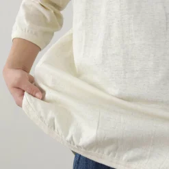 SLOW HANDS / Hemp Cotton Crew Neck T-Shirt