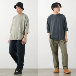 SLOW HANDS / Hemp Cotton Crew Neck T-Shirt