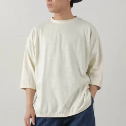 SLOW HANDS / Hemp Cotton Crew Neck T-Shirt
