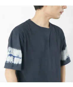 SLOW HANDS / Tie-Dye Sleeve T-Shirt