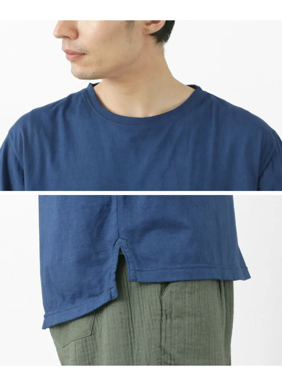 SLOW HANDS / Tie-Dye Sleeve T-Shirt