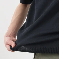 SOGLIA / Cotton Fitted Seamless Knit Tee