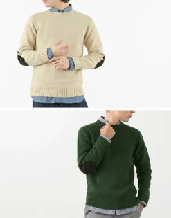 SOGLIA / LANDNOAHBritish Wool Crewneck Sweater