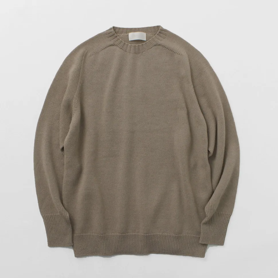 SOGLIA / Weaners Seamless Merino Wool Crew Neck Sweater