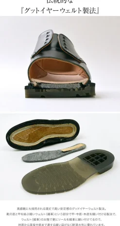 SOLOVAIR / Plain toe 4 eyelet shoes