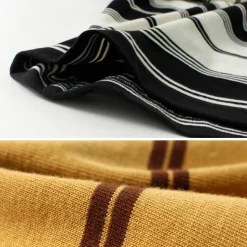 THE FOX / Fox Striped Crew Neck Long Sleeve T-Shirt