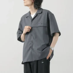 THOUSAND MILE / Short Sleeve Open Collar Shirt