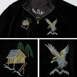 THRIFTY LOOK / Reversible Souvenir Alaska Jacket