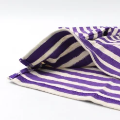 TIEASY / HDCS Big stripe boat-neck T-shirt