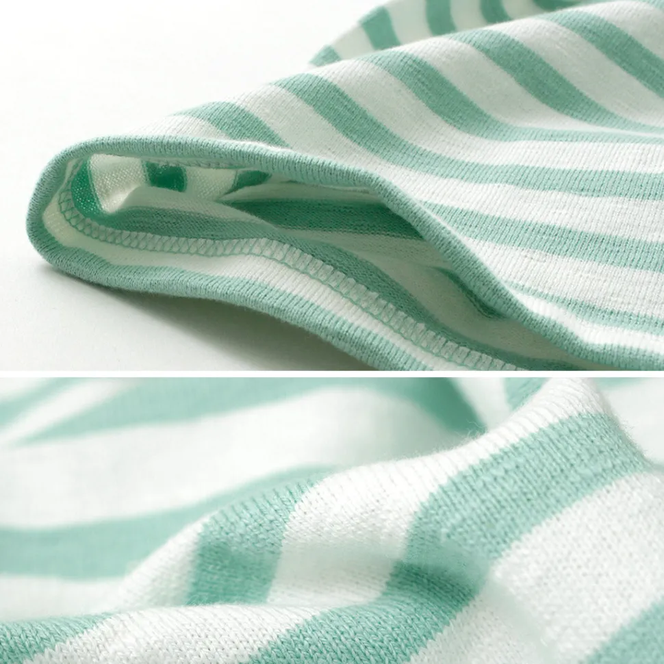 TIEASY / HDCS Boatneck Short Sleeve Striped Basque Shirt