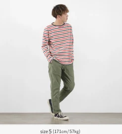 TIEASY / HDCS Boatneck Striped Basque Shirt