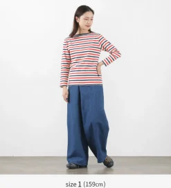 TIEASY / HDCS Boatneck Striped Basque Shirt