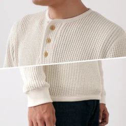 TIEASY / Super Thermal Henry Neck T-Shirt