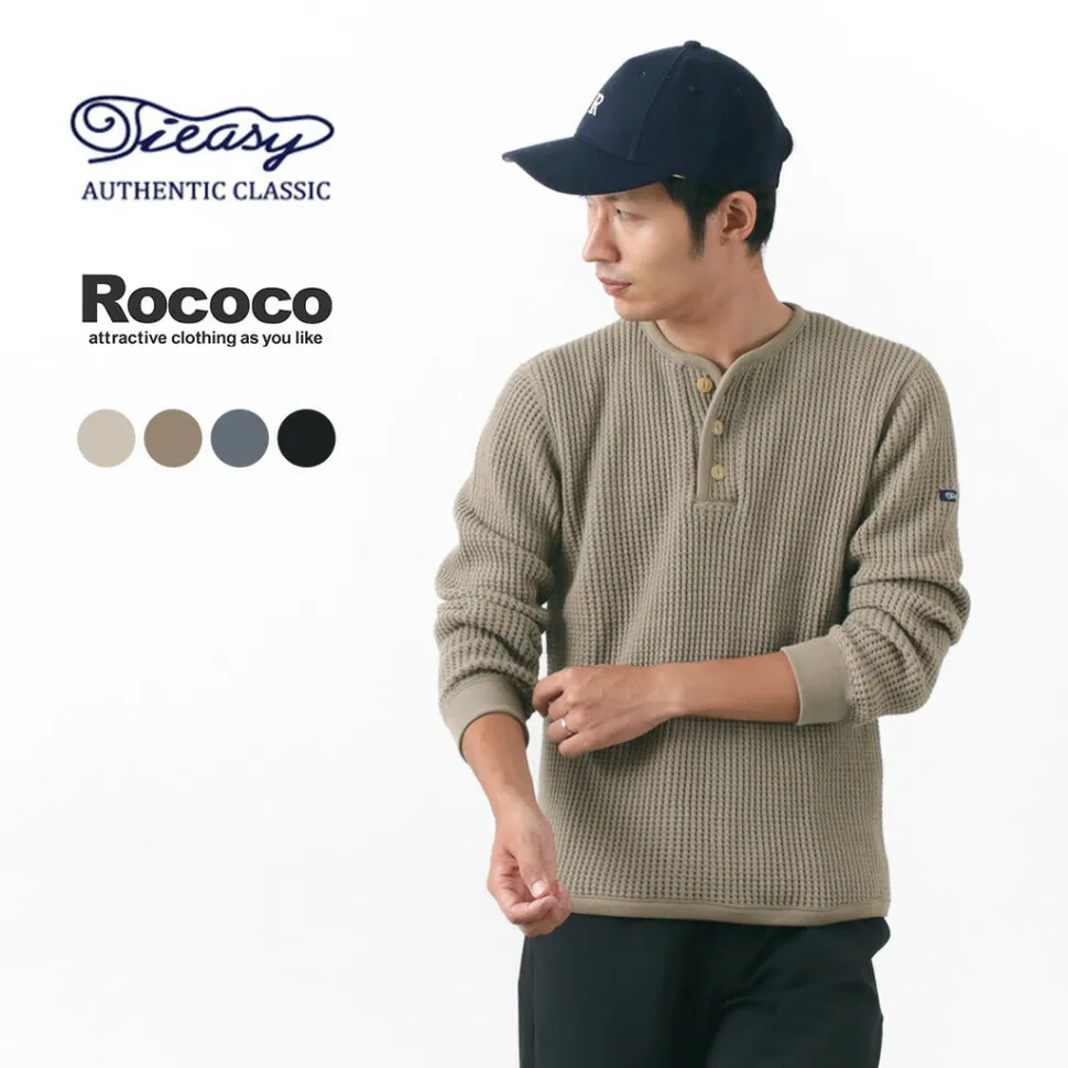 TIEASY / Super Thermal Henry Neck T-Shirt