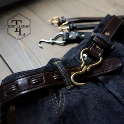 TORY LEATHER / Equestrian inspired belt