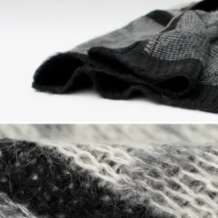 TOWN CRAFT / Vintage Jacquard Zip Cardigan