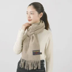 TWEED MILL / Lamb Wool Scarf Solid