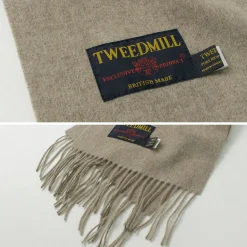 TWEED MILL / Lamb Wool Scarf Solid