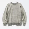 UNDYED / Lined Crew Neck Sweatshirt Colored Organic Cotton