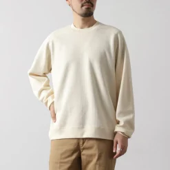 UNDYED / Waffle Sweatshirt Colored Organic Cotton