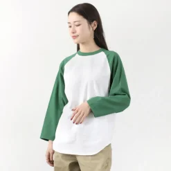 WALLA WALLA SPORT / 7/10 Sleeve 2 Tone Baseball T-Shirt