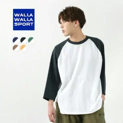 WALLA WALLA SPORT / 7/10 Sleeve 2 Tone Baseball T-Shirt