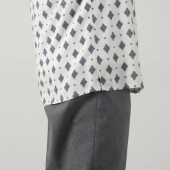 WAX LONDON / Didcot Short Sleeve Shirt Ditsy Tile